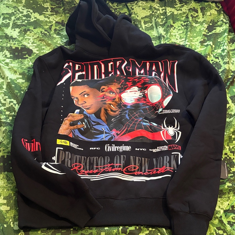 Marvel Civil Regime Spiderman Hoodie